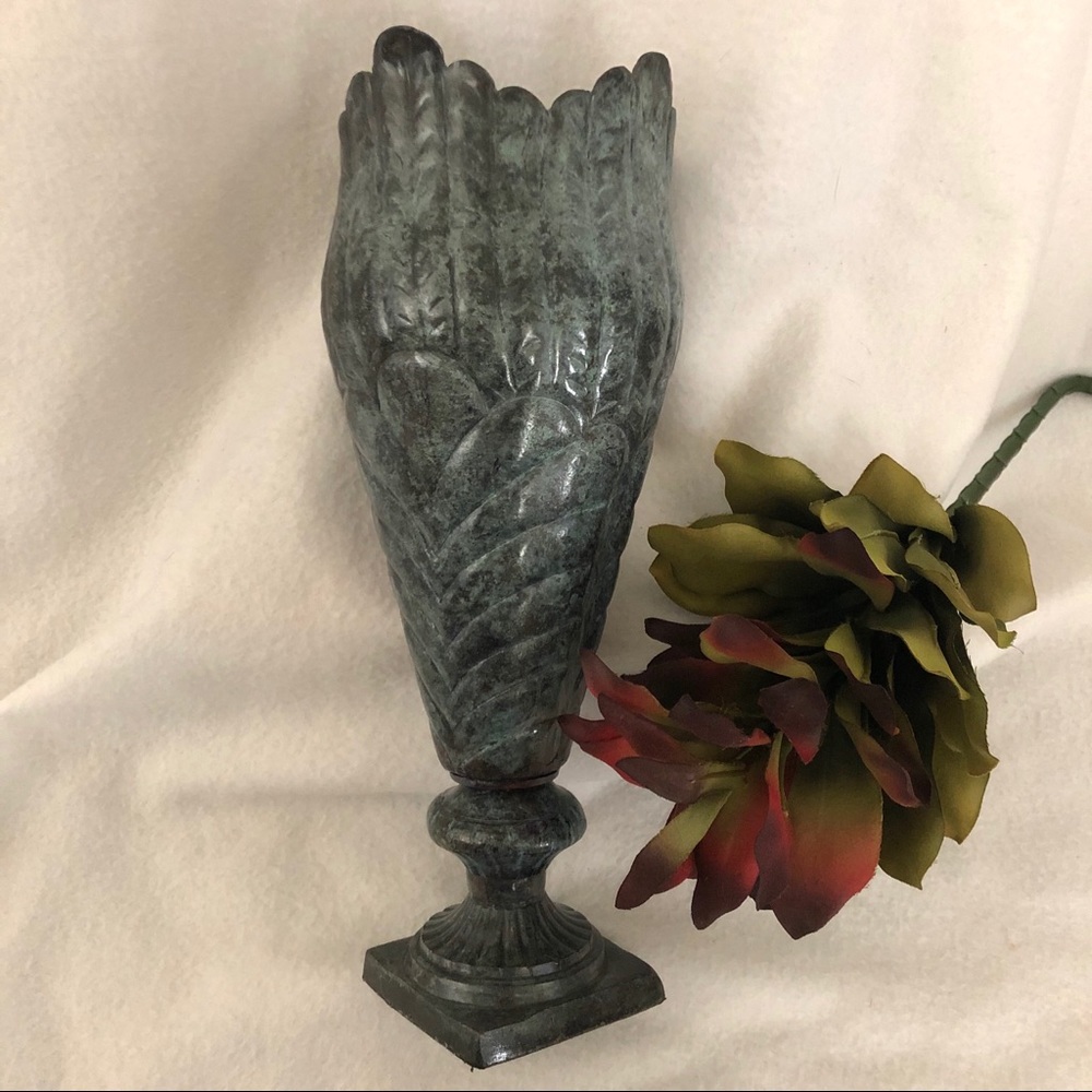 Decorative Metal Vase - Picture 5 of 7
